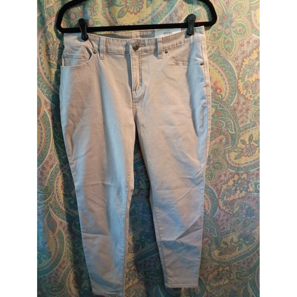 Style & Co. classic skinny leg  Gray denim pants Size 10 NWT MSRP 49.50